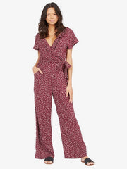 Off To Paradise Flutter Sleeve Jumpsuit