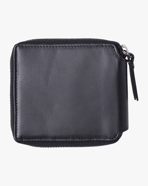 Rvca Zip Leather Wallet